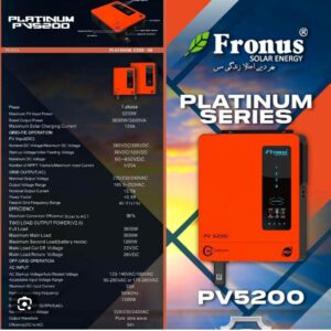 Fronus Platinum PV5200 4kW Solar Hybrid Inverter (1-Phase)